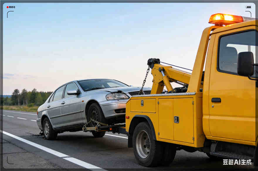 月湖区拖车救援电话【案例】